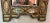 Wood Vintage Moroccan Moorish Handmade Arched Vanity or Wall Mirror With Brass Inlay For Sale - Image 7 of 12