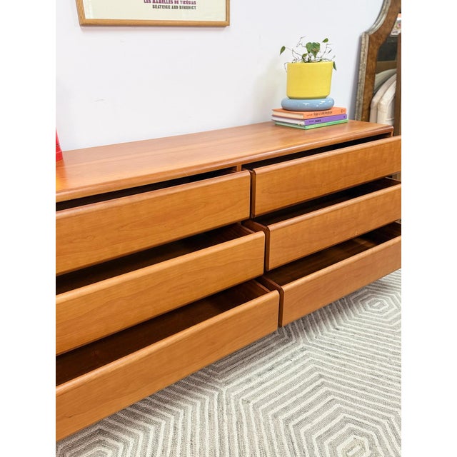 1970s Mid Century Modern Teak Dresser by Mobican, Danish Teak, Made in Denmark Console For Sale - Image 10 of 15