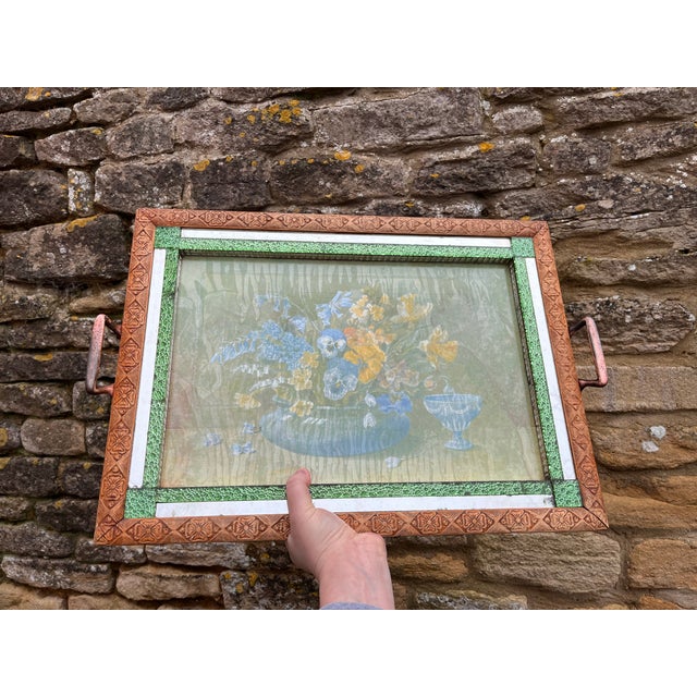 Vintage Art Deco Service Tray by Rebecca Ann Foster, 1920s For Sale - Image 12 of 13