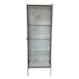 Mid-Century Polish Medical Display Cabinet, 1960s For Sale