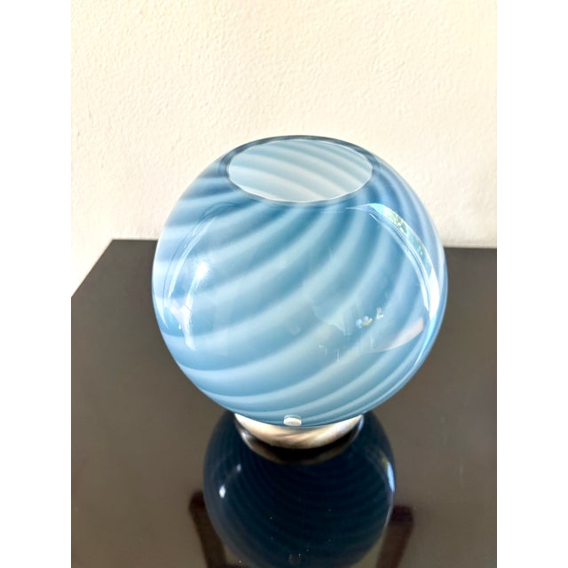 Acquarius 20 Table Lamp in Swirl Glass Rigadin Murano Glass from La Murrina, 1990s For Sale - Image 3 of 13