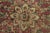 Tabriz Rug 9’1” X 12’4” Red Wool Vintage Distressed Hand-Knotted Carpet For Sale - Image 9 of 15