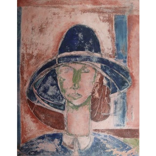 La Grande Parisienne. Contemporary Figurative Oil Painting, by Sax Berlin For Sale