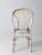 Antique Wicker Chair With Gingham Cushion Seat For Sale - Image 9 of 10