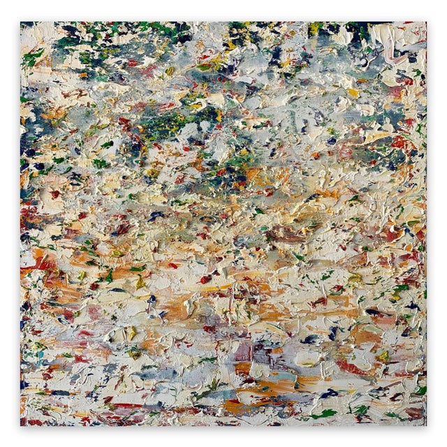 Contemporary Abstract Oil on Canvas Painting "Untitled (Ref 18094)" by Martin Reyna For Sale