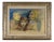 Italian Signed, Dated and Authenticated Painting, 1960s, Framed For Sale