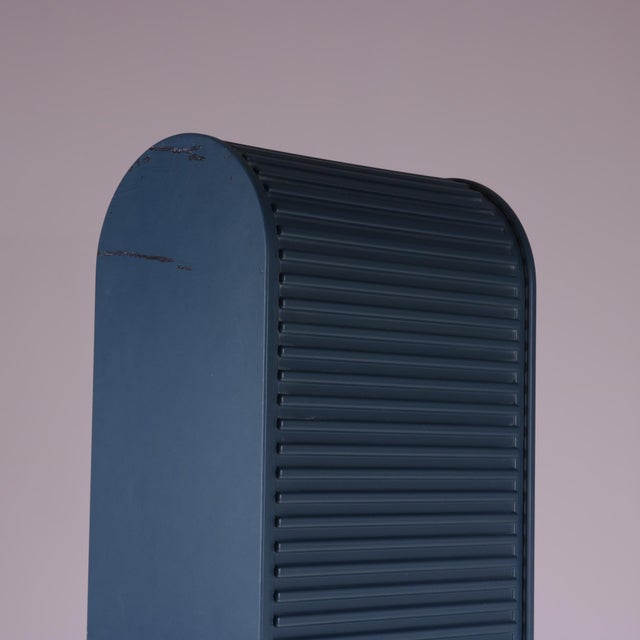 Blue Vintage Dutch Bookcase by Aldo Van Den Nieuwelaar for Pastoe, 1980s For Sale - Image 8 of 9