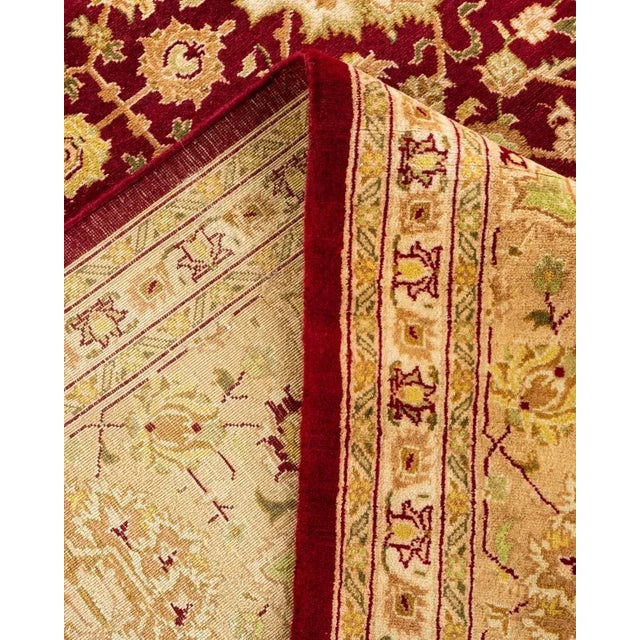 Mogul, One-of-a-Kind Hand-Knotted Area Rug in Red, 8' 0" x 10' 4" For Sale In New York - Image 6 of 8