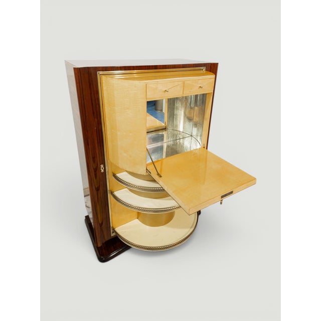 Mid-Century Italian Revolving Cabinet Bar by Vittorio Dassi, 1950s For Sale - Image 12 of 18