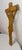 Big Vintage Hand Carved Wood Folk Art Religious Jesus Crucified Cross Sculpture For Sale - Image 13 of 15
