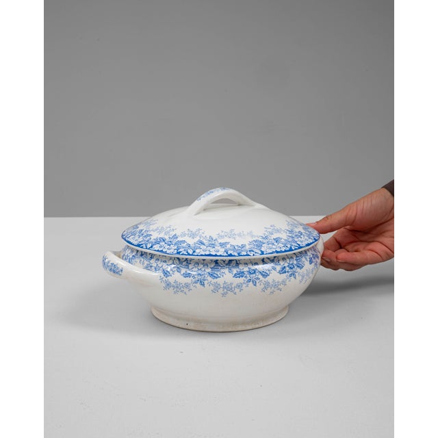 Mid 20th Century 20th Century Dutch Special Edition Porcelain Tureen With Lid For Sale - Image 5 of 18