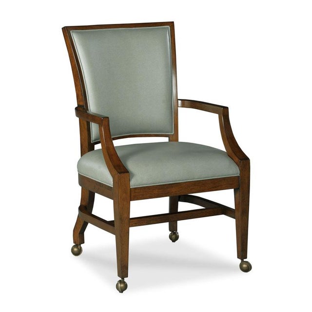 Transitional Sullivan Game Chair in Brown For Sale - Image 3 of 3