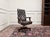 Brown English Chesterfield Desk Chair in Oxblood Leather For Sale - Image 8 of 8