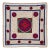 Asian Suzani Tablecloth — 1970s Textile — 4'3'' X 4'4'' For Sale