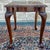 1980s 1980s Knob Creek Traditional Queen Anne Solid Cherry Side Table With Carvings For Sale - Image 5 of 10
