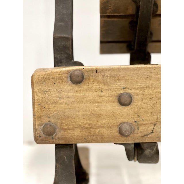 Industrial Folding Bench, 1970s For Sale - Image 11 of 14