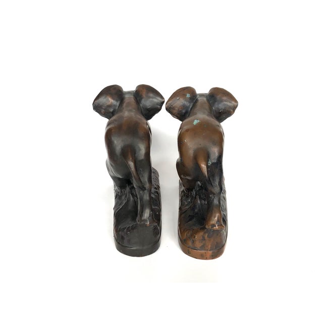 Vintage Bronze Elephant Bookends a Pair Chairish