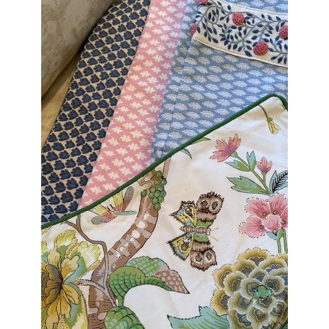 Custom made covers featuring Ashoka tape, self flange, and double sided fabric.