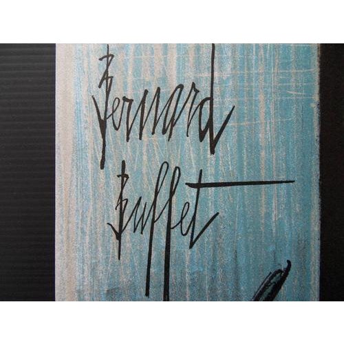 Bernard Buffet, Still Life with a Bottle, 1967, Original Lithograph For Sale - Image 4 of 10