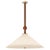 Nikho II Ceiling Lamp in Wood with Brass and Fabric by Marine Breynaert For Sale - Image 6 of 6