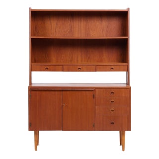 Vintage Teak Bookcase, 1960s For Sale