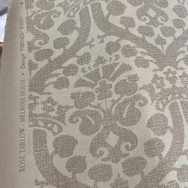 Rose Tarlow Rose Tarlow Melrose House Firenze Fabric- 4 Yards 4 3/4 Yards For Sale - Image 4 of 7