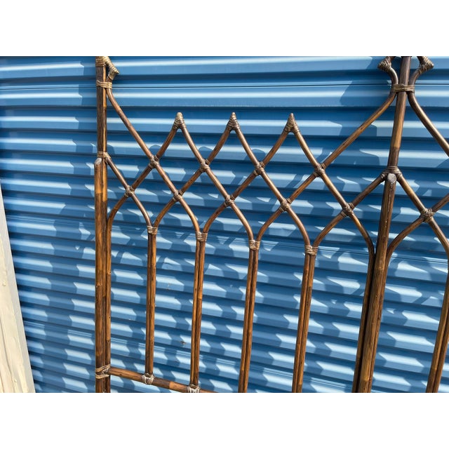 McGuire Rattan Gothic Headboard California King Chairish