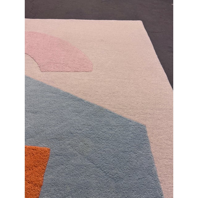 5ft 1in X 8ft 1in Crate & Barrel Gromm Abstract Area Rug For Sale - Image 11 of 12