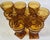 Amber Scandinavian Goblets- Set of Eight For Sale - Image 11 of 12
