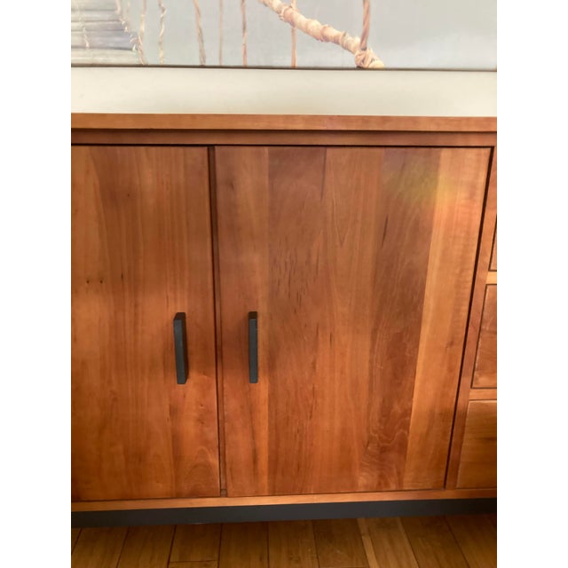2000 - 2009 Room & Board Cherry Wood Credenza For Sale - Image 5 of 18
