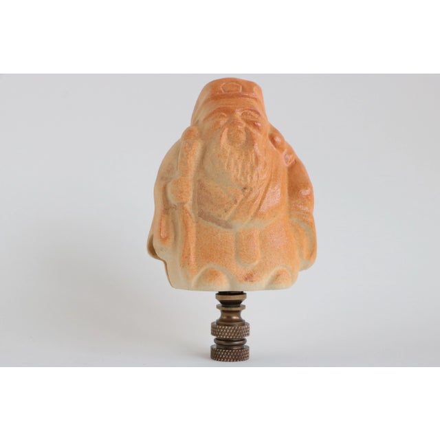 Jurojin Japanese Dorei Bell Lamp Finial For Sale In Madison - Image 6 of 6