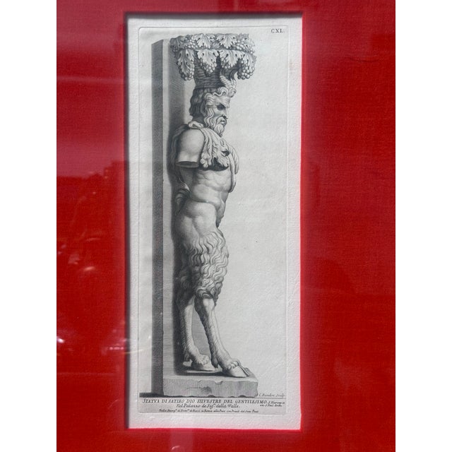 Antique Giovanni Antonio Faldoni Engraving Print of Delle Antiche Statue. Giovanni Antonio Faldoni (1687-1770) 'Delle...