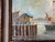 1960s Vintage Coastal Harbor & Lighthouse Oil Painting on Plywood – Framed For Sale - Image 10 of 13