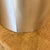 Vintage Modernist Round Glass Dining Table With Brushed Aluminum-Look Pedestal Base For Sale - Image 9 of 12