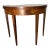 19th Century Antique Federal Style Mahogany Inlaid Console or Demi Lune Table. For Sale