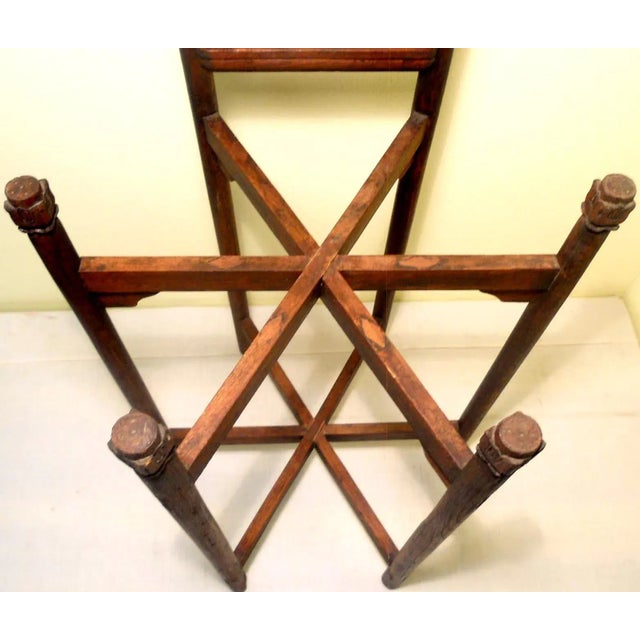 Brown Antique Chinese Wash Stand, Circa 1800-1849 For Sale - Image 8 of 11