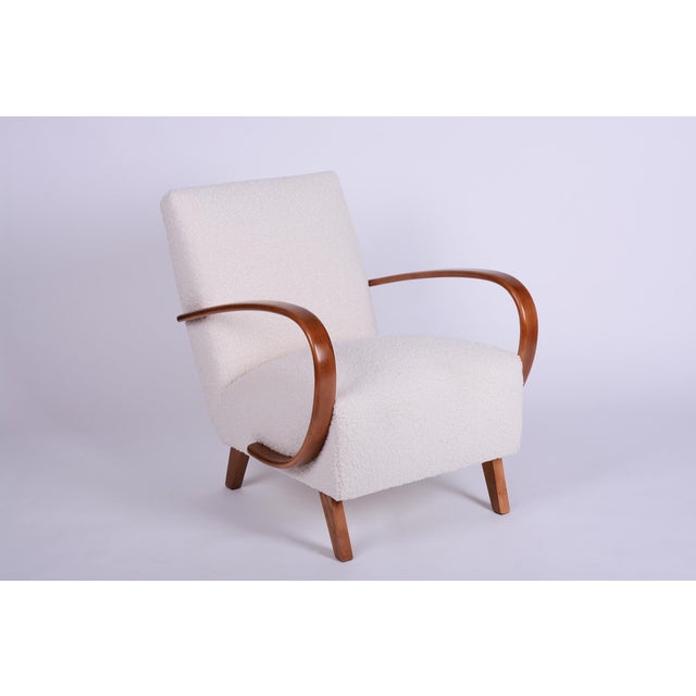 Czech Art Deco Model C Armchair by to J. Halabala for Up Zavody, 1940s For Sale - Image 17 of 17