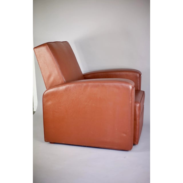 Airborne French Leatherette Armchair from Airborne, 1950s For Sale - Image 4 of 18