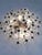 1920s Filigree Flush Mount with Crystal Flowers from Maison Baguès, France, 1920s For Sale - Image 5 of 18