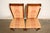 1980s Baker Furniture Style Regency Carved Mahogany Dining Chairs, Pair For Sale - Image 5 of 14