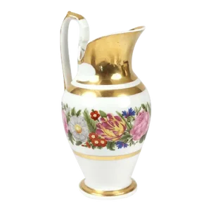 1810s French Empire Porcelain Pitcher