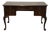 Sligh Furniture Solid Mahogany Traditional Chippendale Style 44" Writing Desk W. Tooled Leather Top 6030-1 For Sale