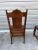 1920s Antique Jacobean Style Oak Carved Dining Chairs with Cushions- Set of 5 For Sale - Image 4 of 11