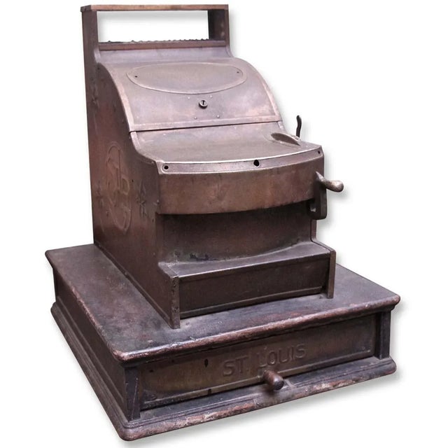 The St. Louis Cash Register Company, founded in 1915, produced this distinctive and uncommon cash register, subsequently...