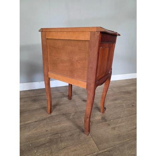 Antique French Louis XV Style Bedside Cabinets, Set of 2 For Sale - Image 10 of 14