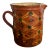 Antique French Savoie Glazed Jaspe Earthenware Pitcher For Sale