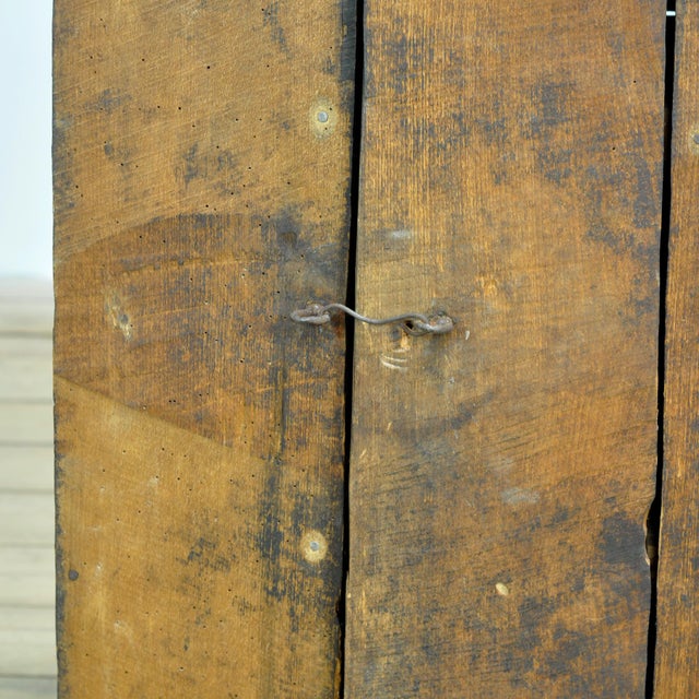 Primitive Wooden Cabinet, 1930 For Sale - Image 11 of 14