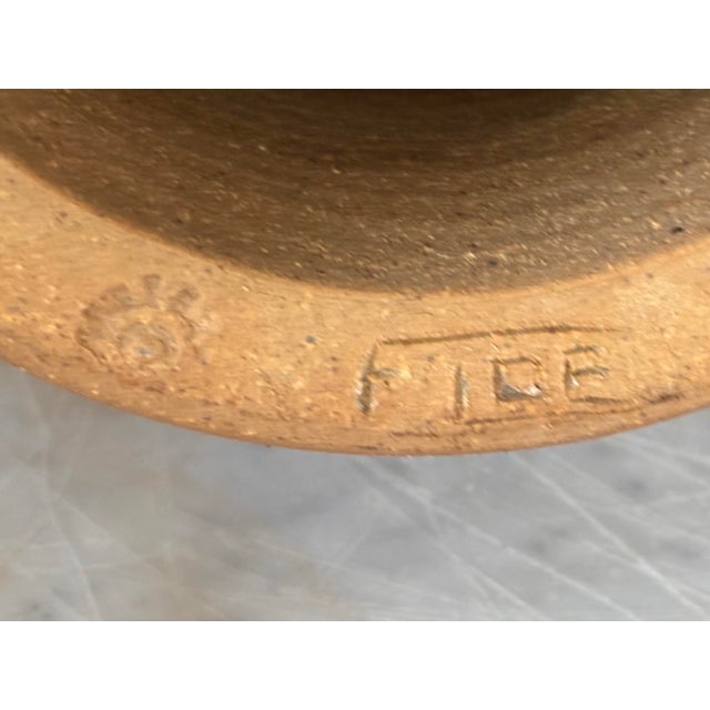 1970s Pair Studio Pottery Lamps For Sale - Image 6 of 7