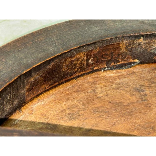 Art Deco Adjustable Piano Stool from Fischel, Former Czechoslovakia, 1920s For Sale - Image 9 of 10