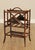 High Quality Vintage Bamboo Magazine Stand, Lacquered Panels